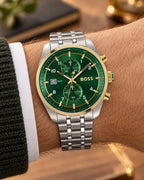 BOSS watch 1514195 worn on wrist
