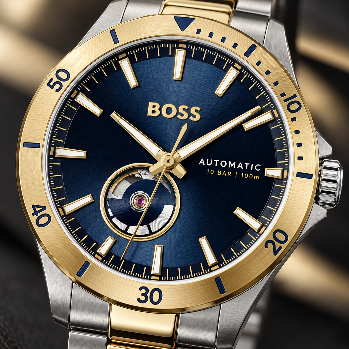 BOSS watch 1514201 – 03 dial macro