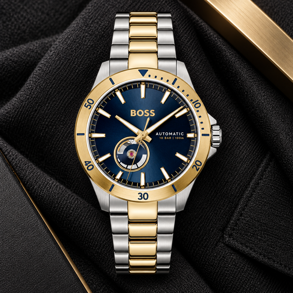 BOSS watch 1514201 – 04 luxury flatlay