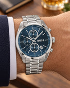 BOSS watch 1514226 worn on wrist