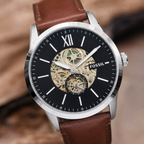 Fossil BQ2215 watch - macro view