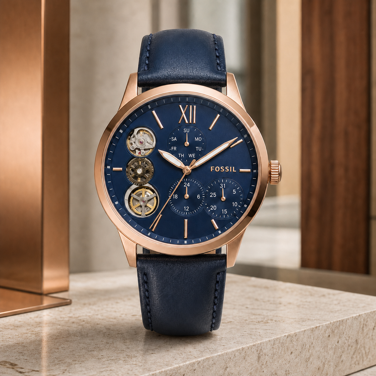 Fossil BQ2219 watch - architectural view