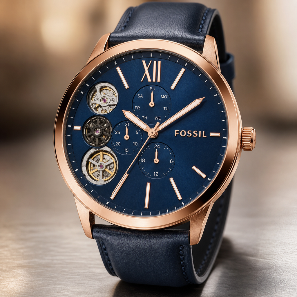 Fossil BQ2219 watch - macro view