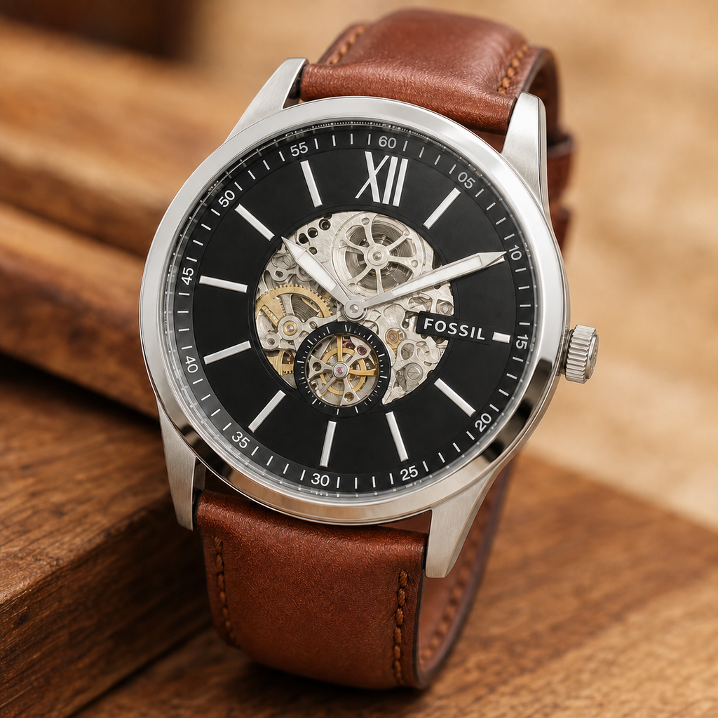 Fossil BQ2270 watch - macro view