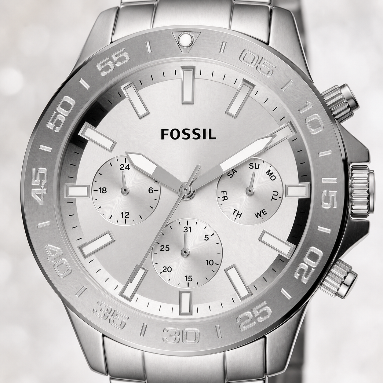 Fossil BQ2490 watch - macro view