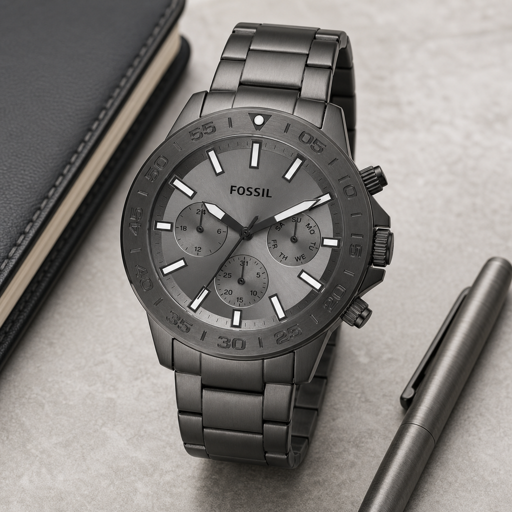 Fossil BQ2491 watch - executive desk view