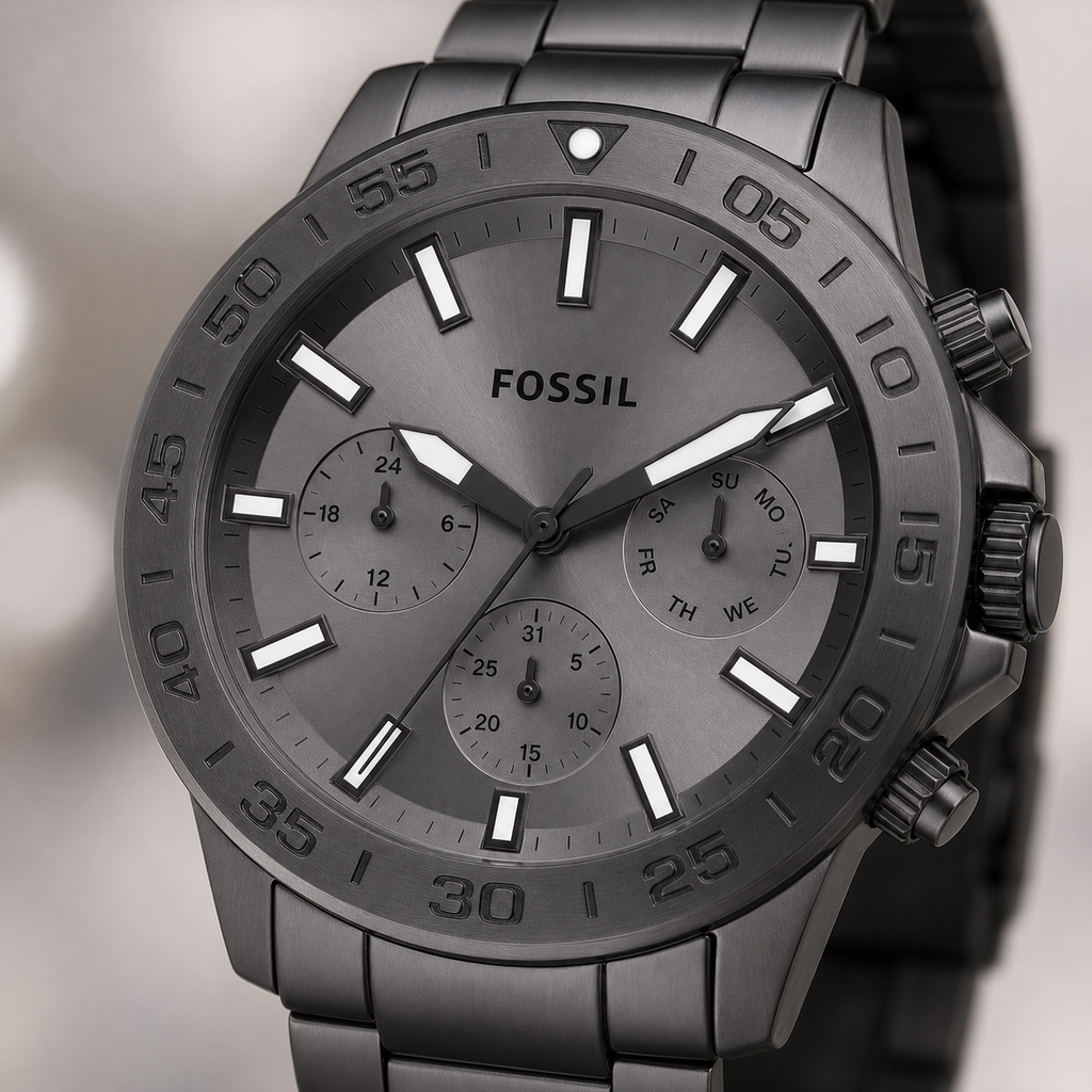 Fossil BQ2491 watch - macro view