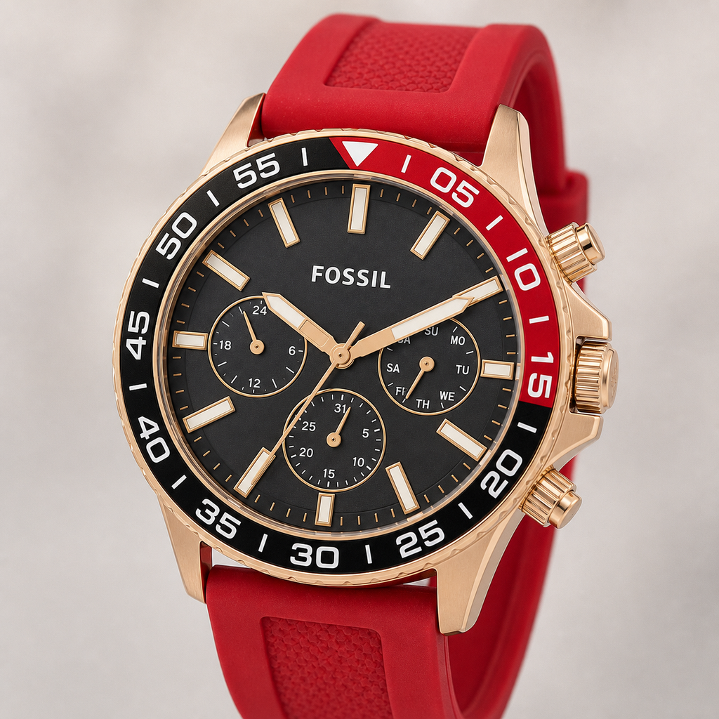 Fossil BQ2499 watch - macro view