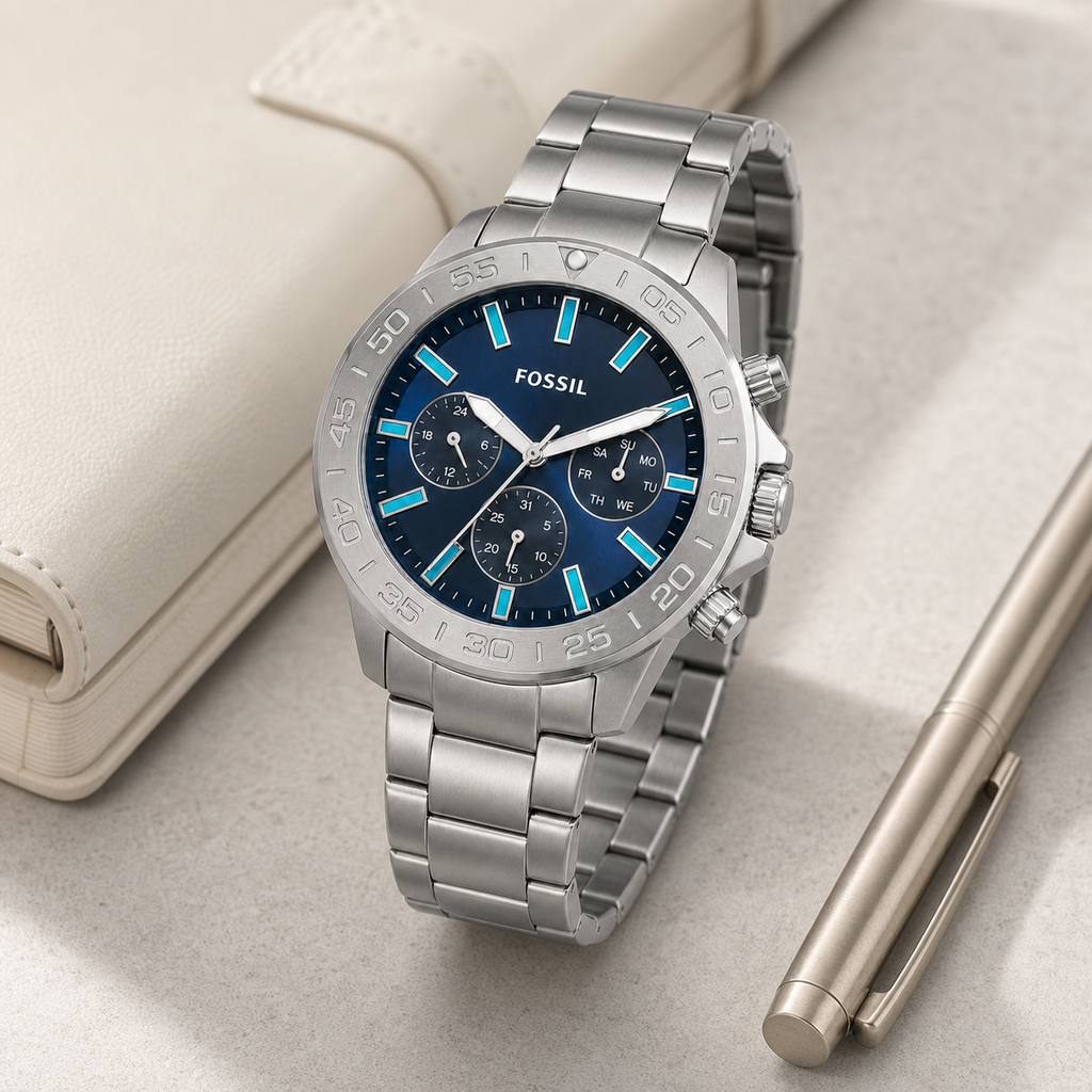 Fossil BQ2503 watch - executive desk view