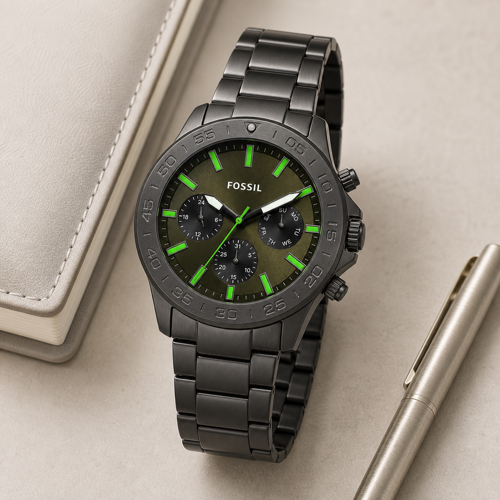 Fossil BQ2504 watch - executive desk view