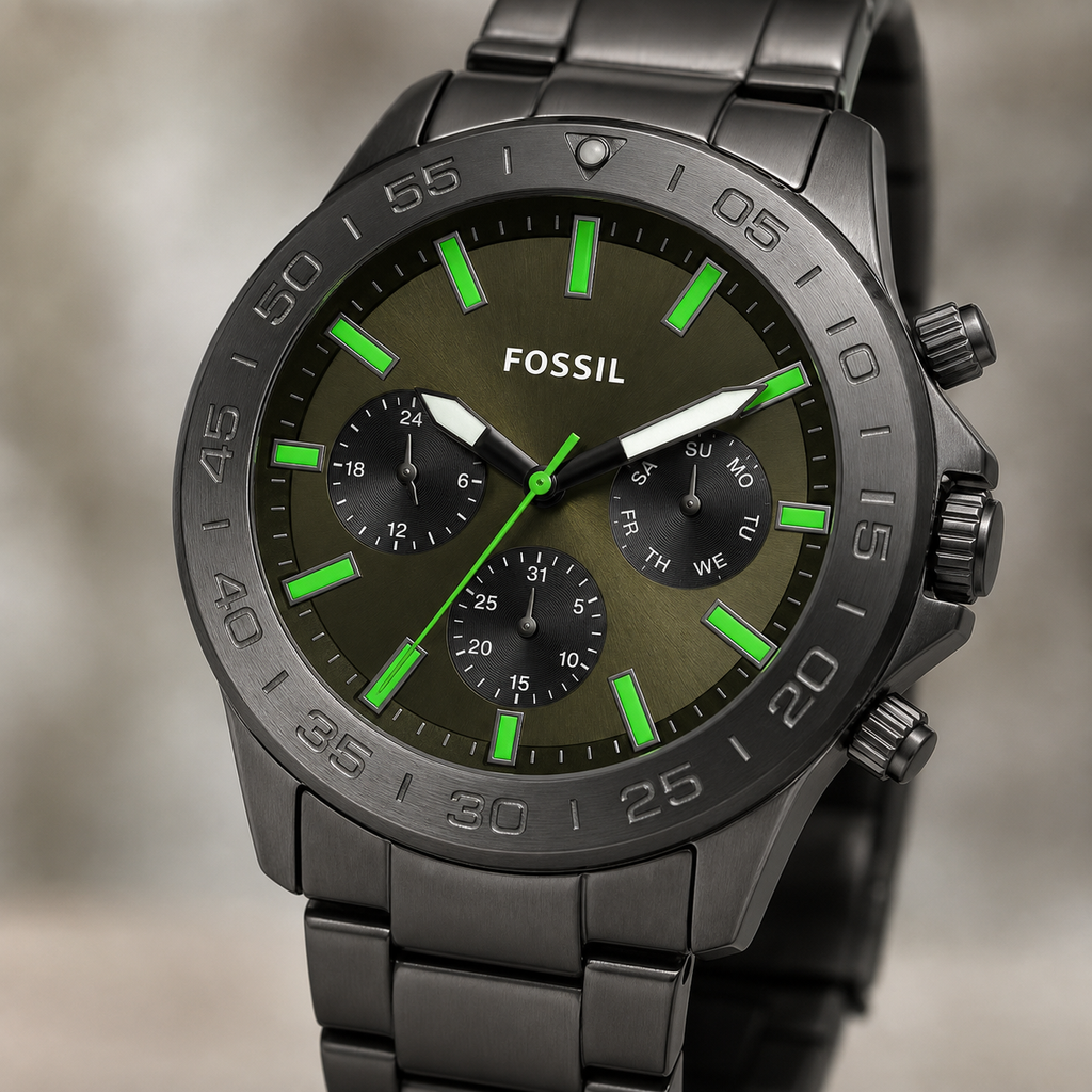 Fossil BQ2504 watch - macro view