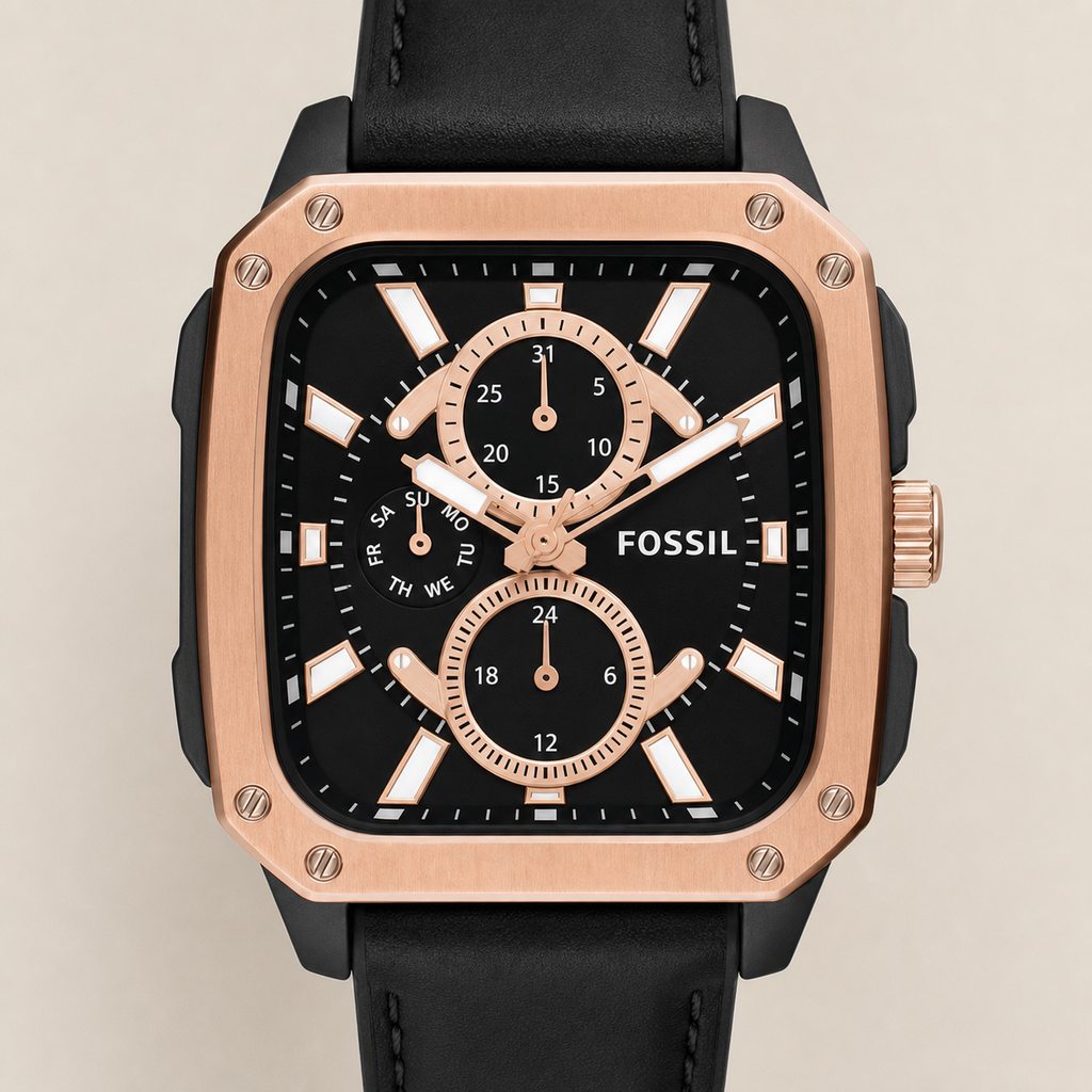 Fossil BQ2654 watch - macro view
