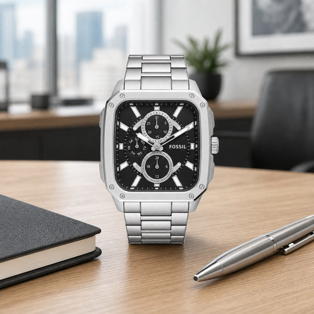 Fossil BQ2655 watch - executive desk view