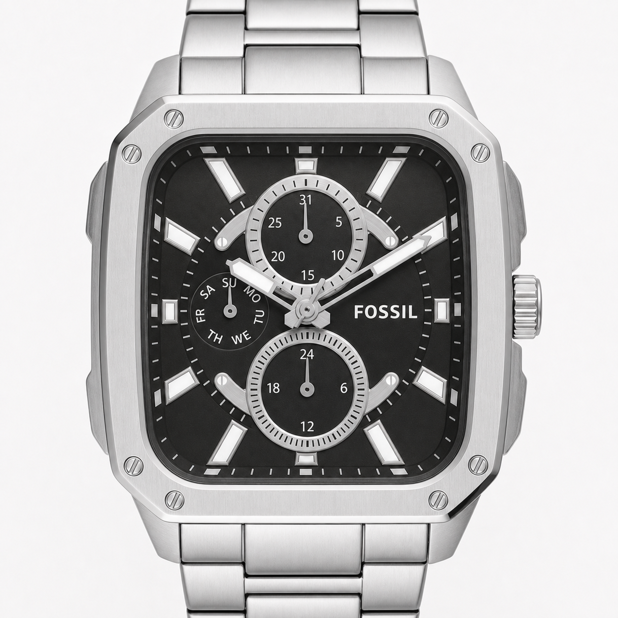 Fossil BQ2655 watch - macro view