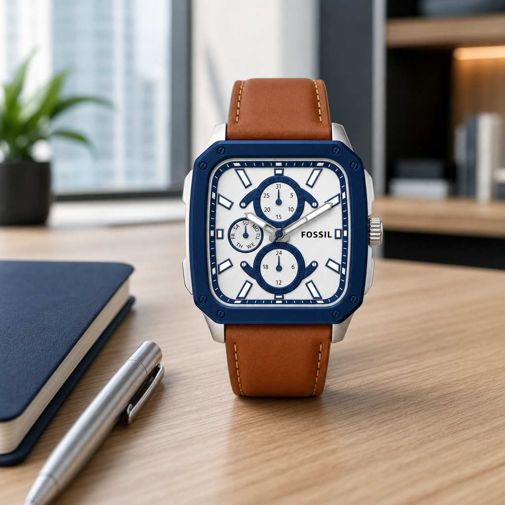 Fossil BQ2658 watch - executive desk view