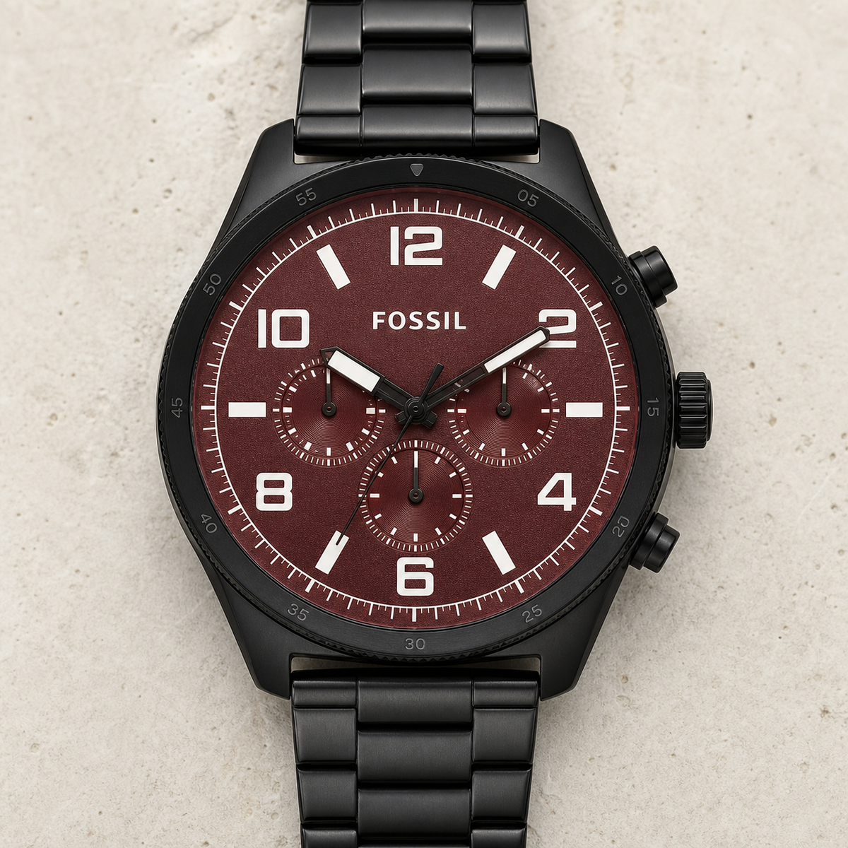 Fossil BQ2803 watch - macro view
