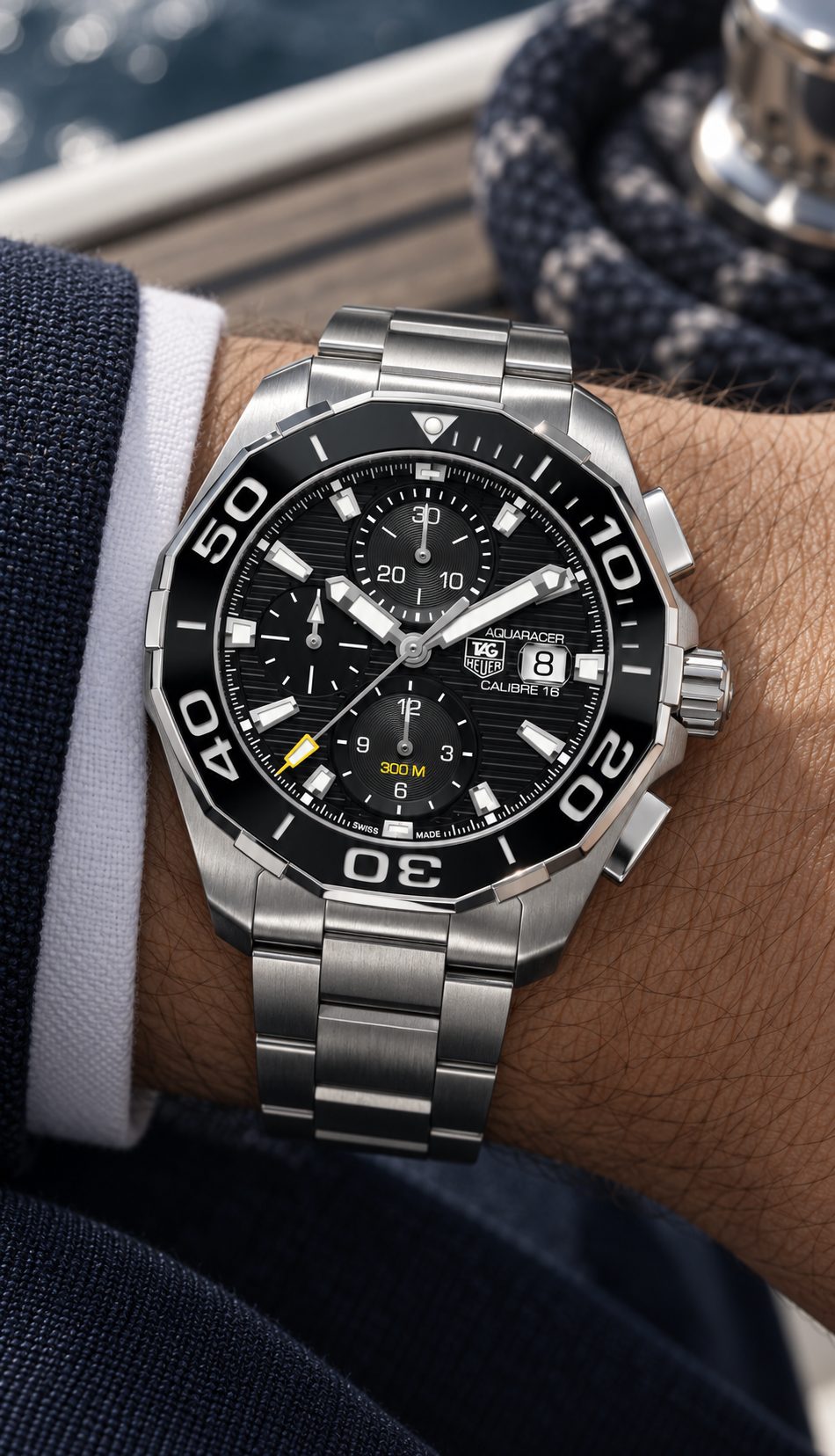 TAG Heuer Aquaracer Calibre 16 Automatic Chronograph 43mm CAY211A.BA0927