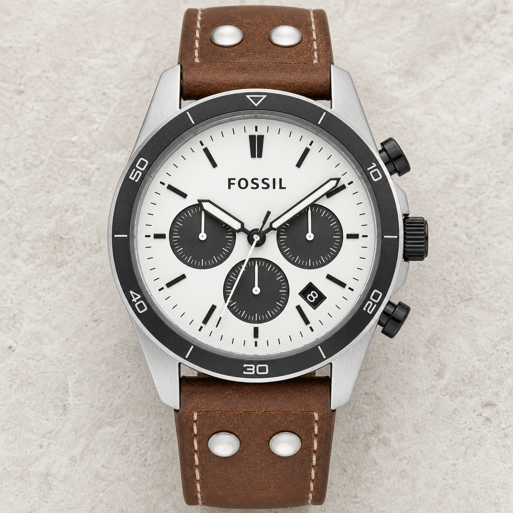 Fossil CE1006 watch - macro view