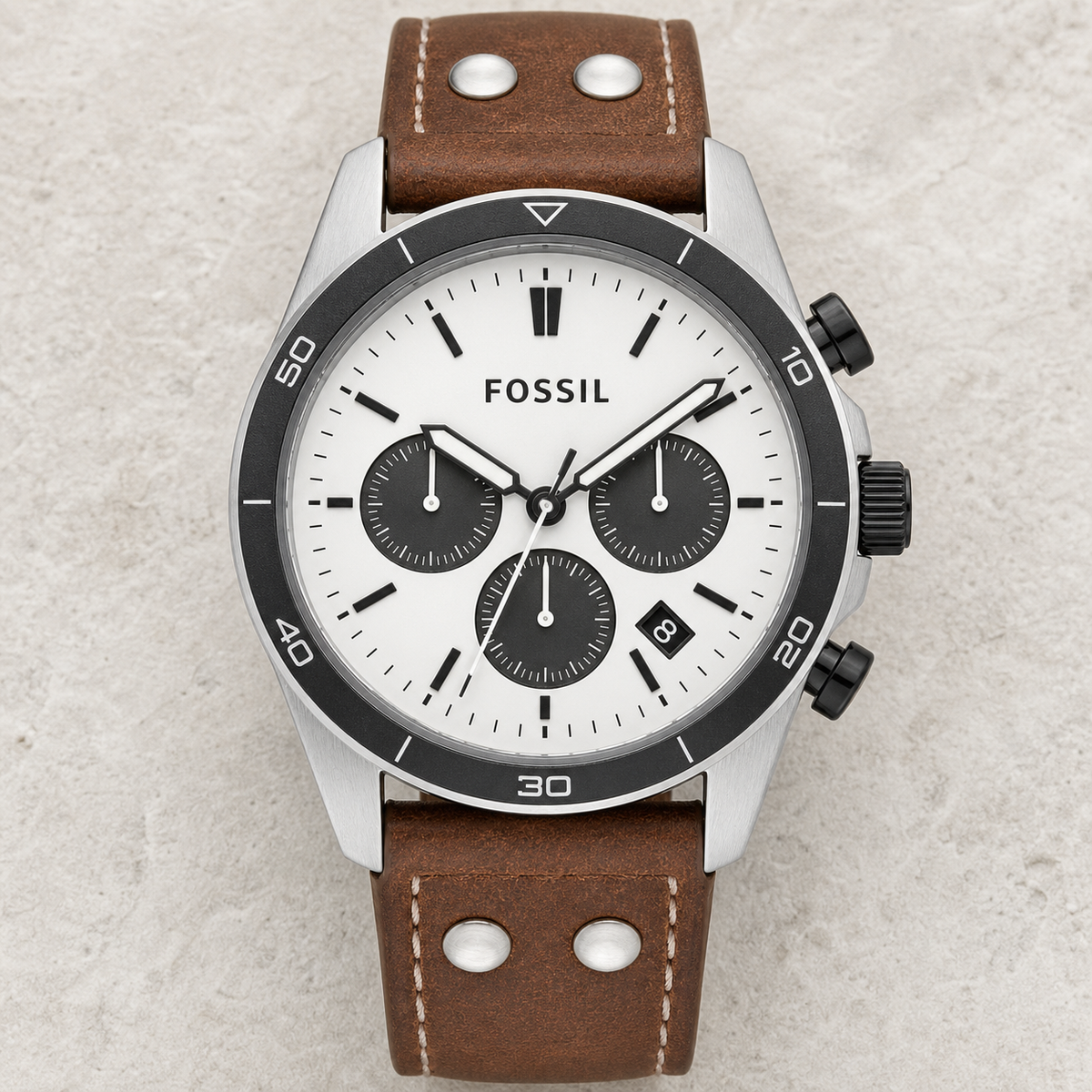 Fossil CE1006 watch - macro view