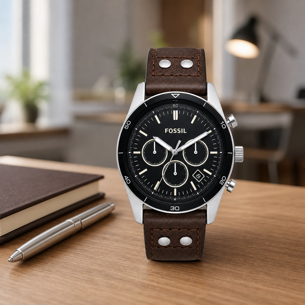 Fossil CH2564 watch - executive desk view