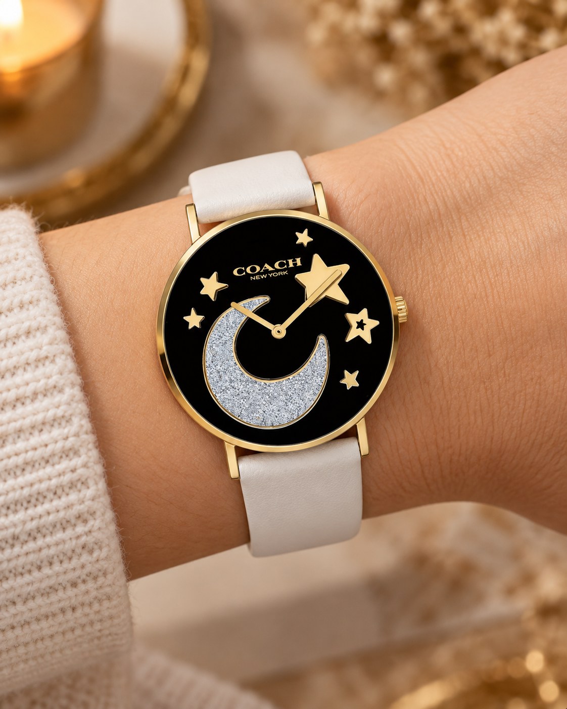 Coach watch 14503041 worn on wrist