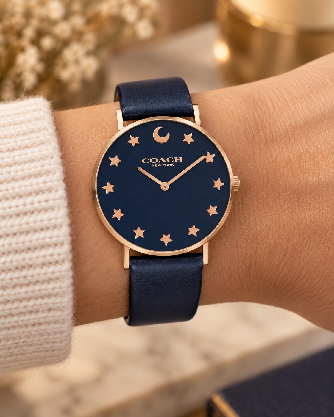 Coach watch 14503043 worn on wrist