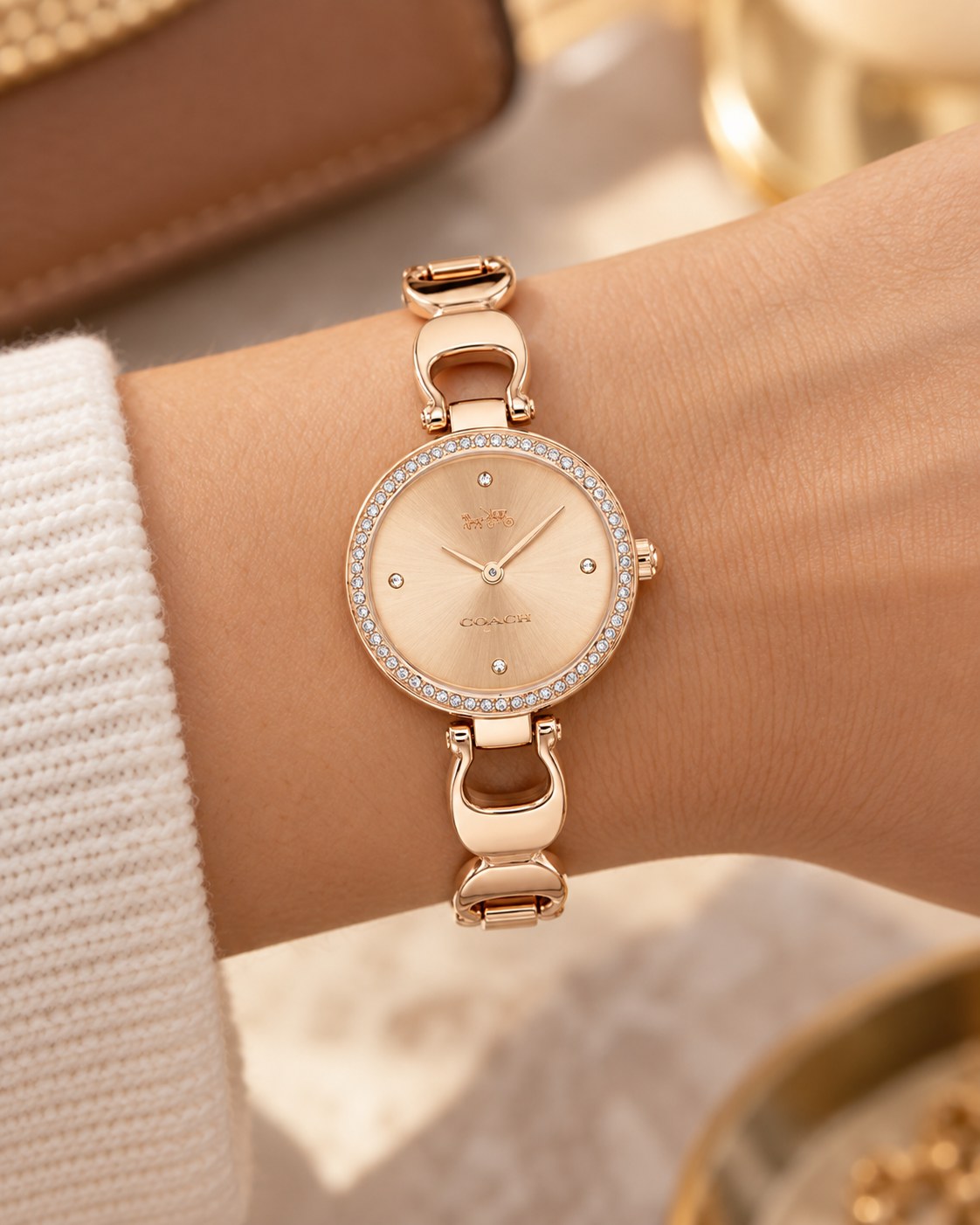 Coach watch 14503172 worn on wrist