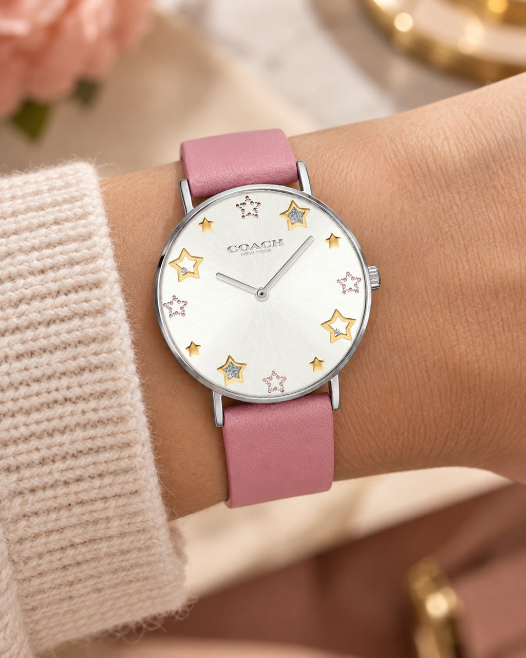 Coach watch 14503243 worn on wrist