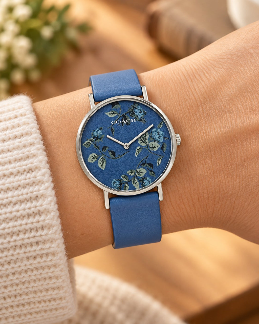 Coach watch 14503294 worn on wrist