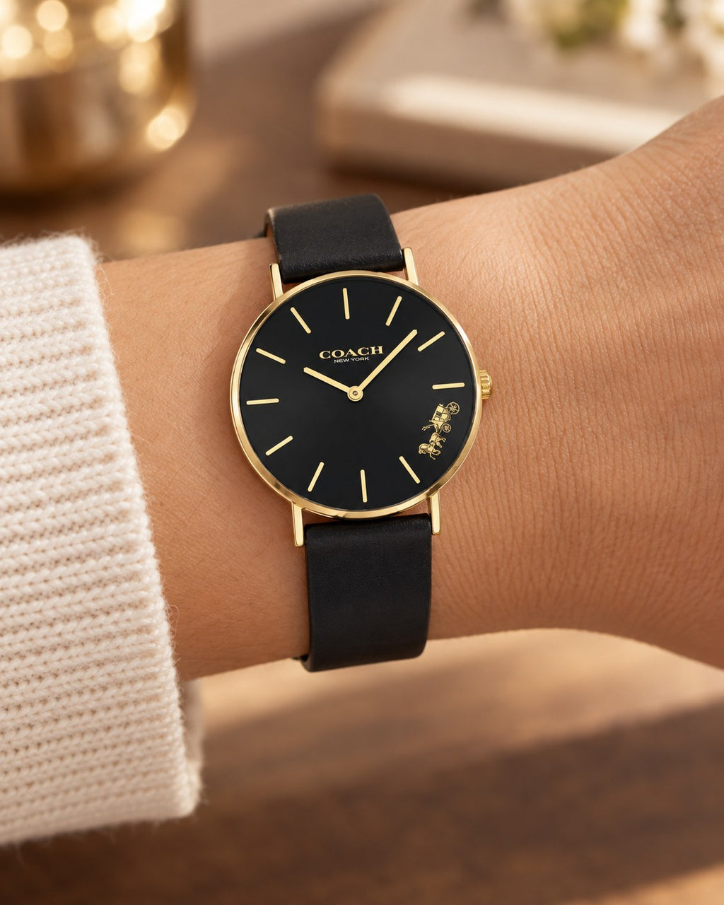 Coach watch 14503333 worn on wrist