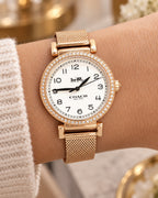 Coach watch 14503398 worn on wrist