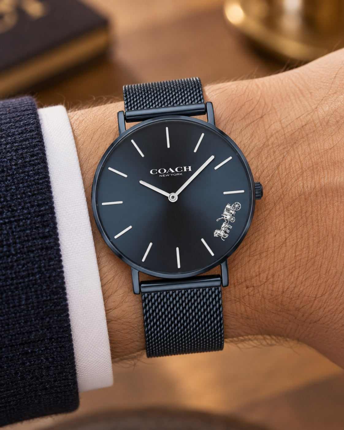 Coach watch 14503485 worn on wrist