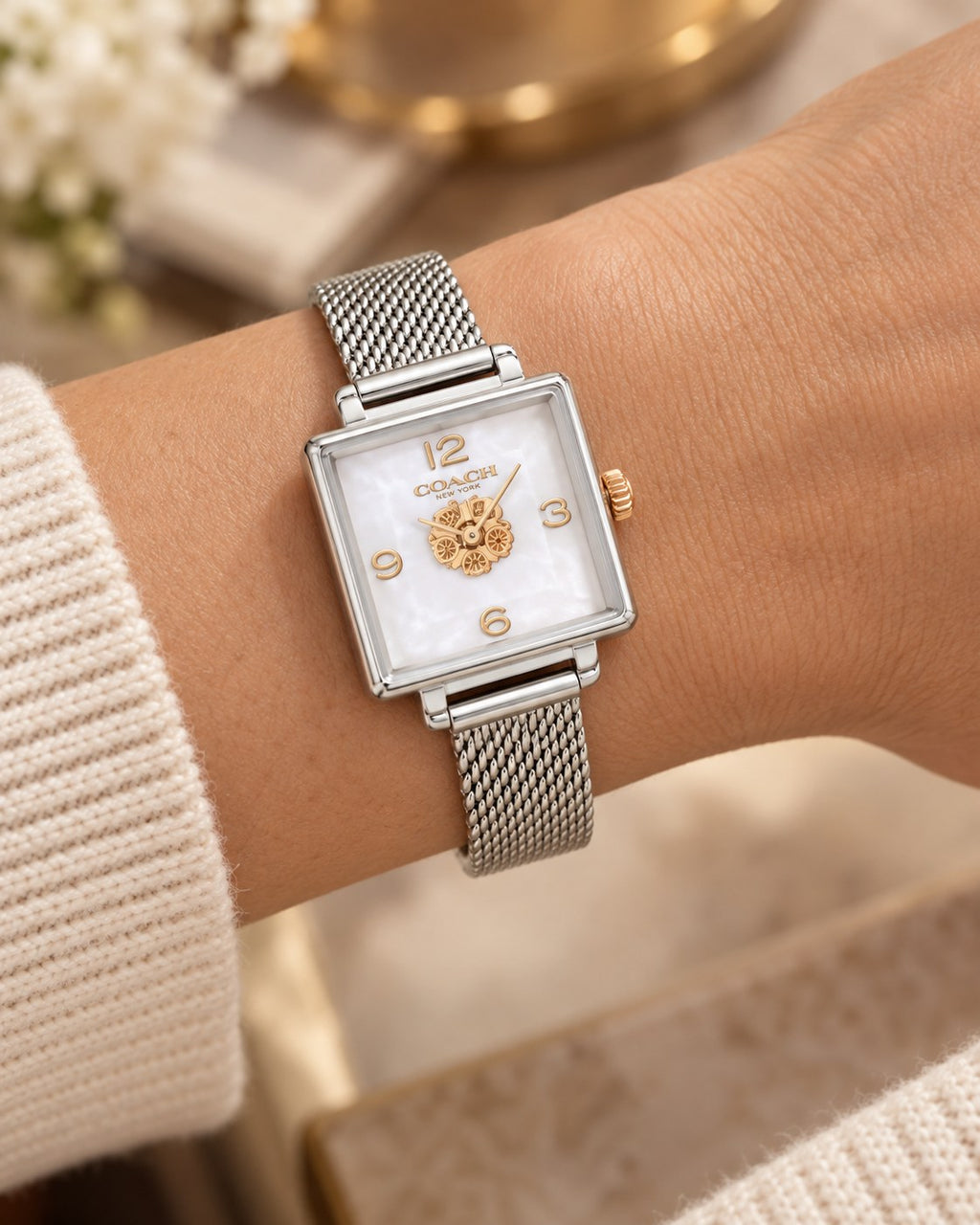 Coach watch 14503697 worn on wrist