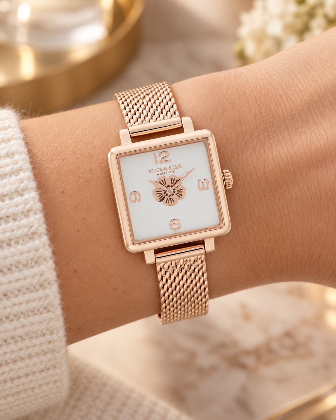Coach watch 14503698 worn on wrist