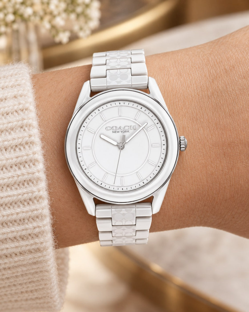Coach watch 14503771 worn on wrist