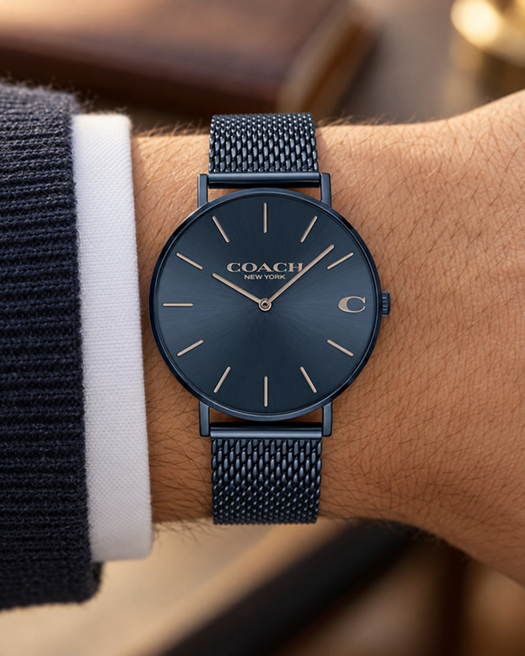 Coach watch 14602146 worn on wrist