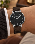 Coach watch 14602156 worn on wrist
