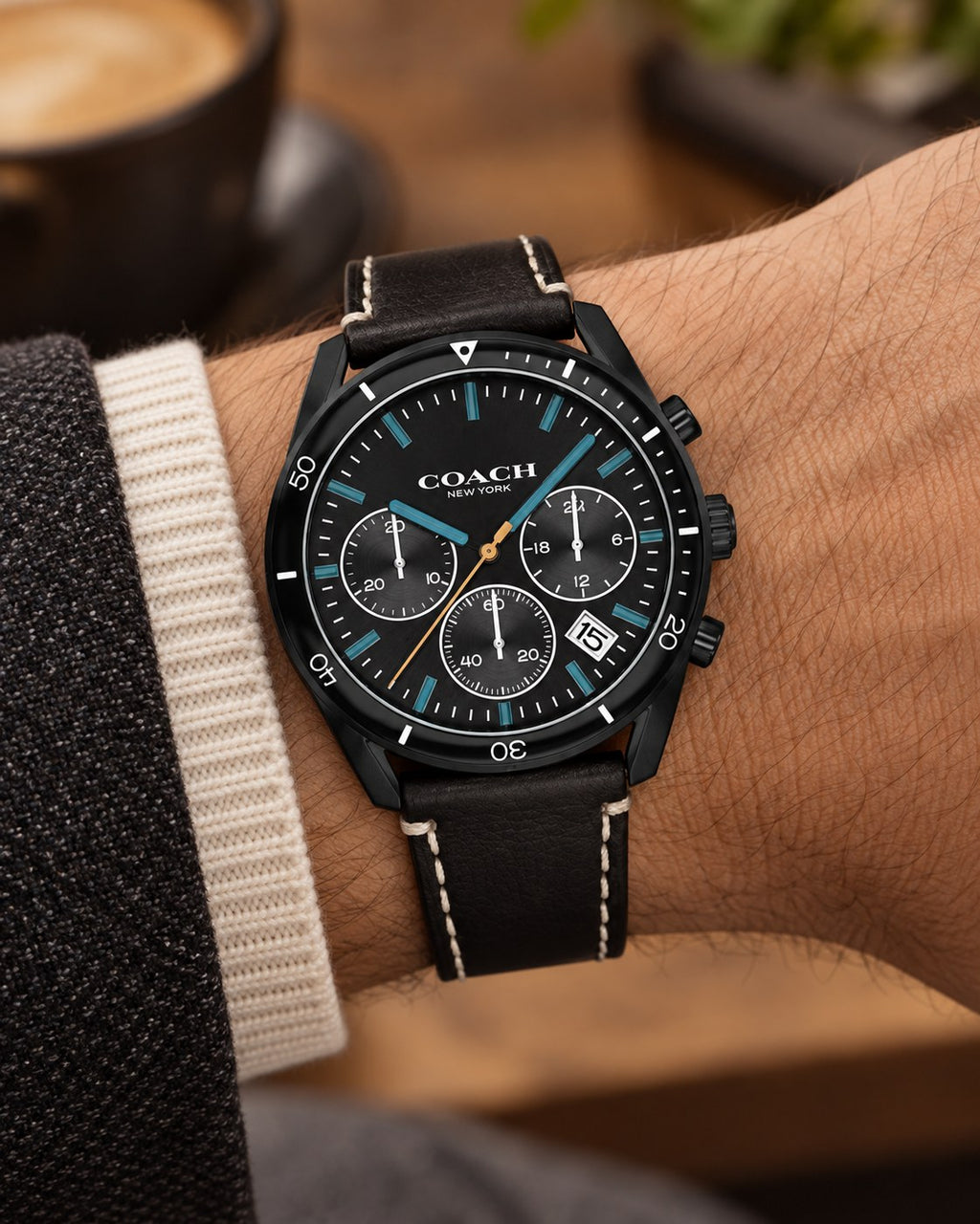 Coach watch 14602412 worn on wrist