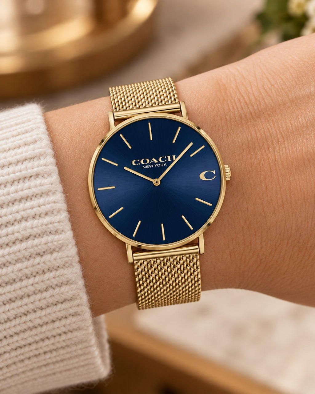 Coach watch 14602552 worn on wrist