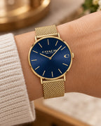 Coach watch 14602552 worn on wrist