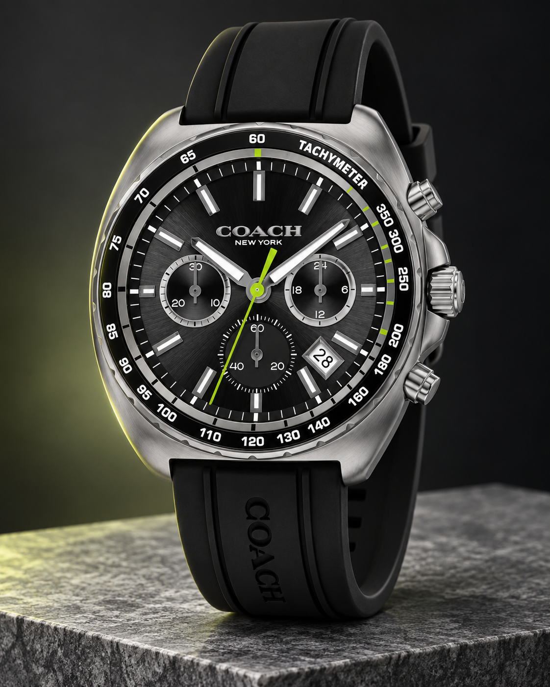 Coach Charter Chronograph Men's Watch 44mm – Black/Grey – 14602709 – studio hero