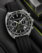 Coach Charter Chronograph Men's Watch 44mm – Black/Grey – 14602709 – luxury flatlay