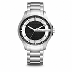 Armani Exchange AX2179 men's silver watch front packshot
