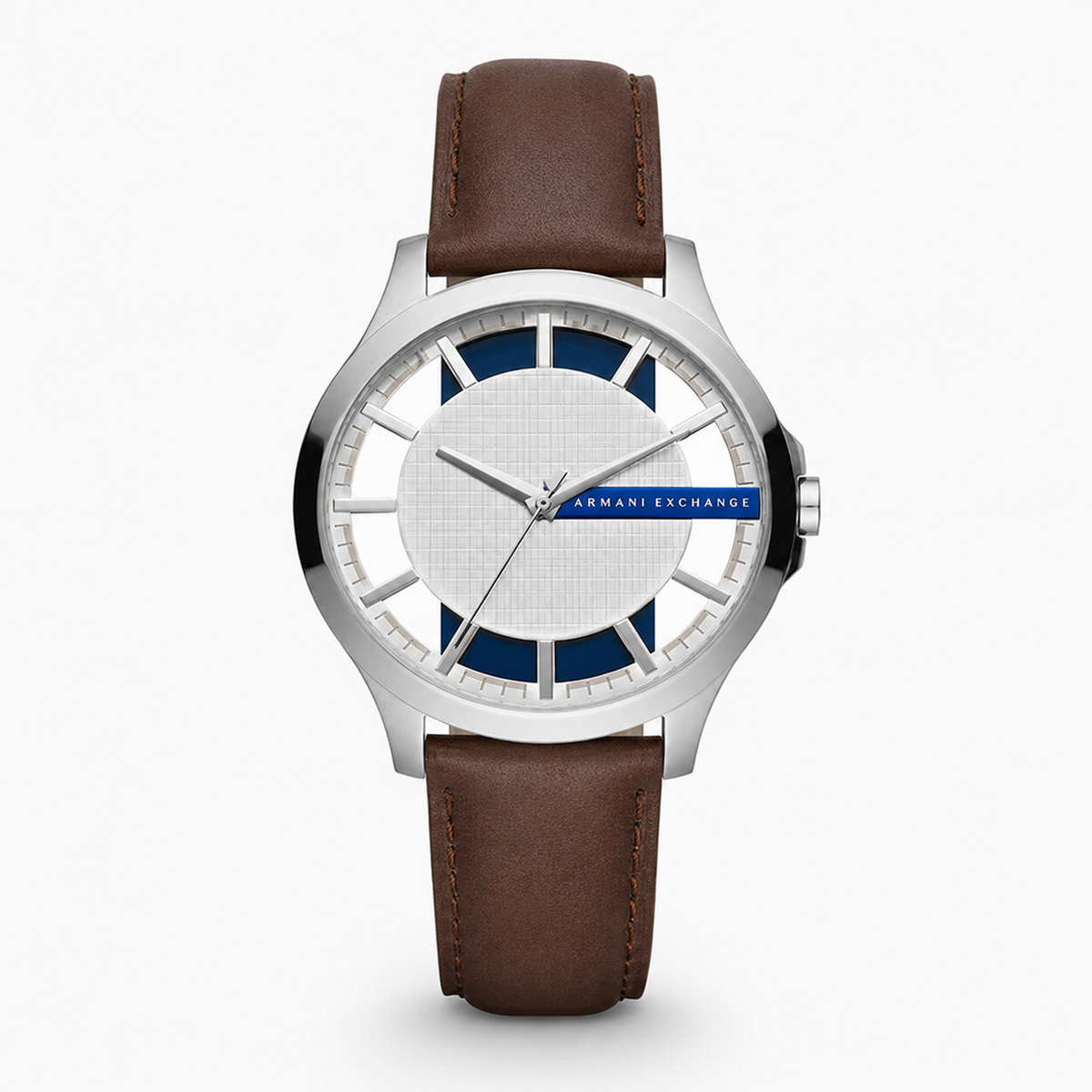 Armani Exchange AX2187 men's leather watch front packshot