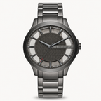 Armani Exchange AX2188 men's gunmetal watch front packshot