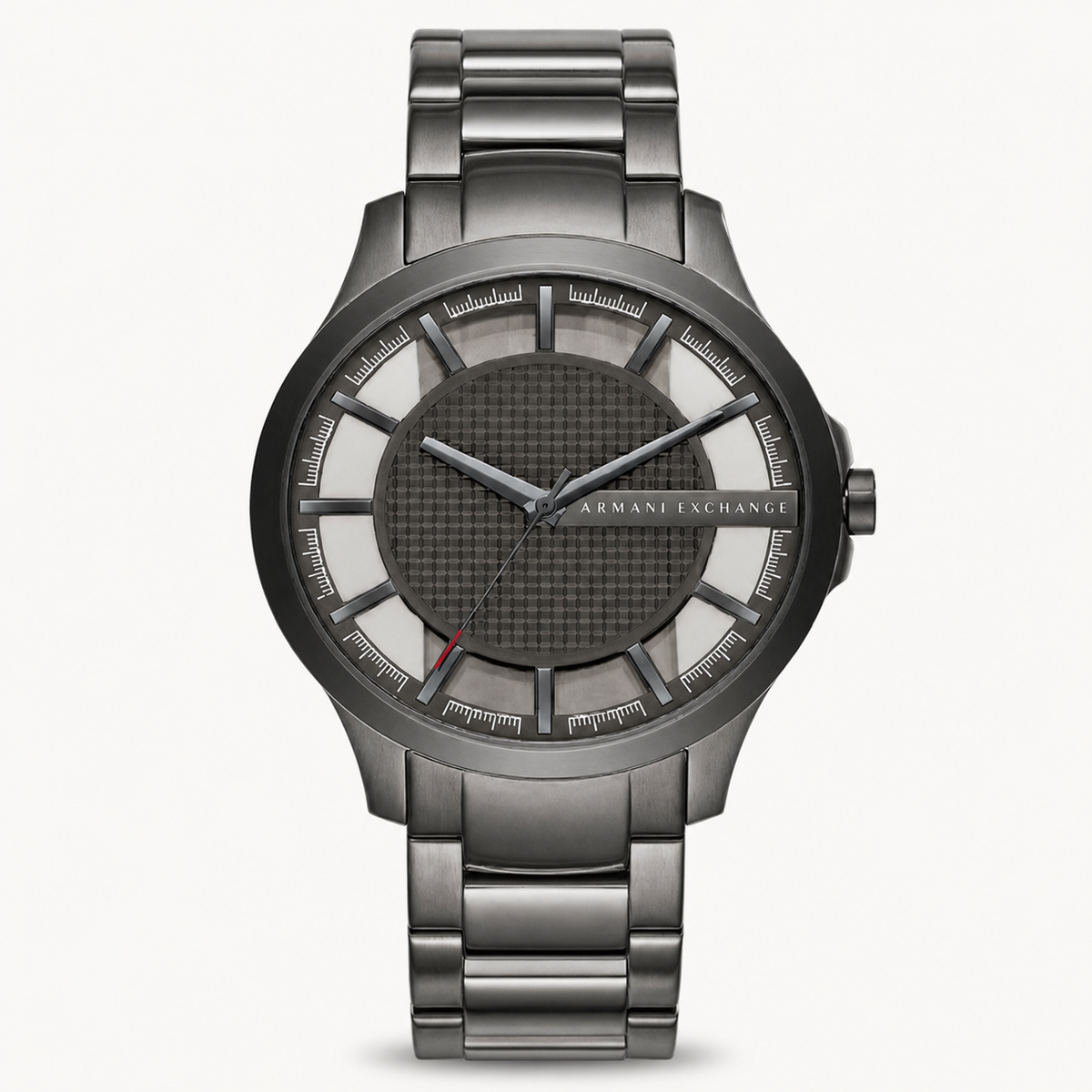 Armani Exchange AX2188 men's gunmetal watch front packshot