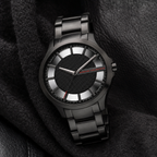 Armani Exchange AX2189 men's black gunmetal watch lifestyle