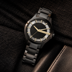 Armani Exchange AX2192 men's black and gold watch lifestyle