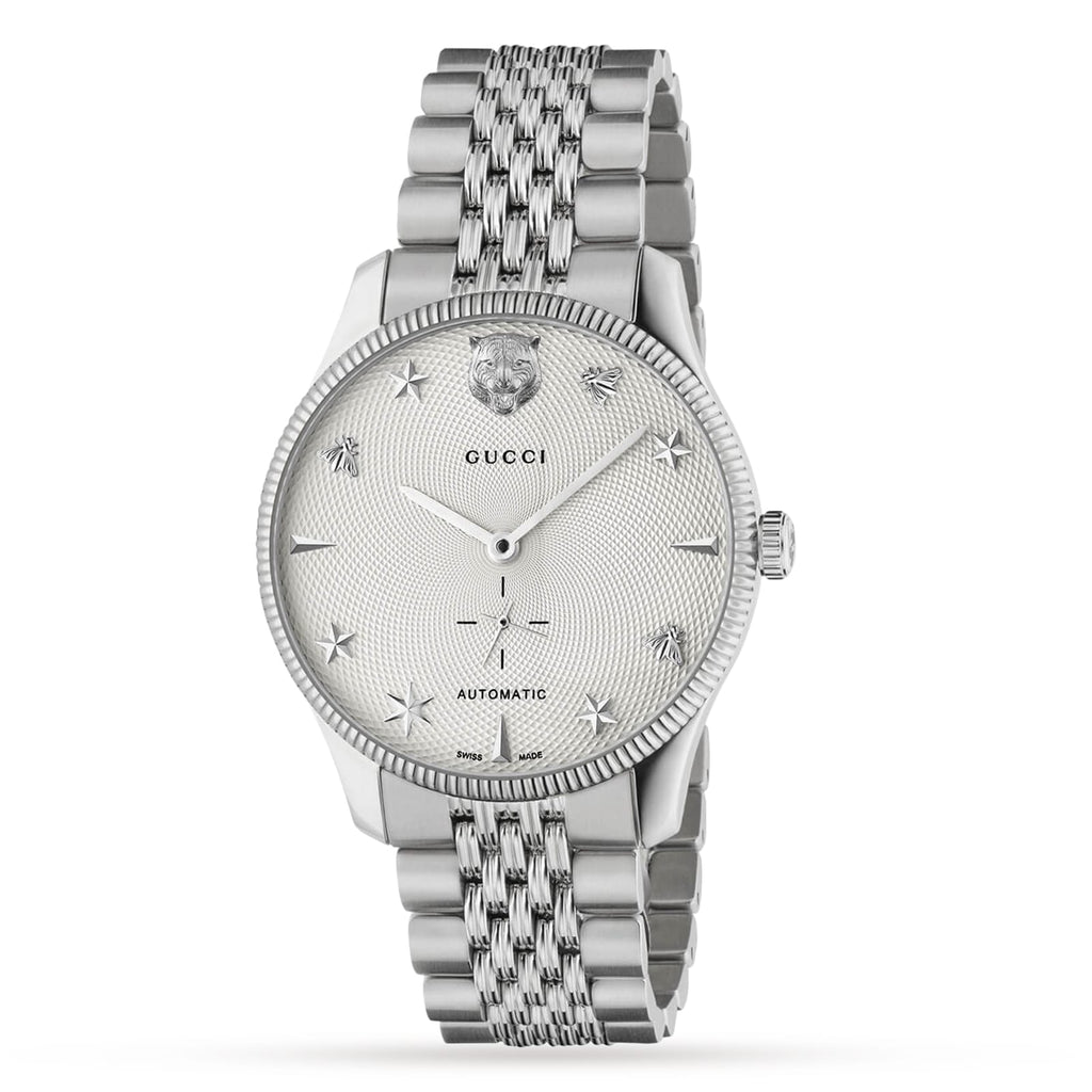 Gucci G-Timeless 40mm Automatic Men's Watch – Silver Dial – YA126354 product view 1