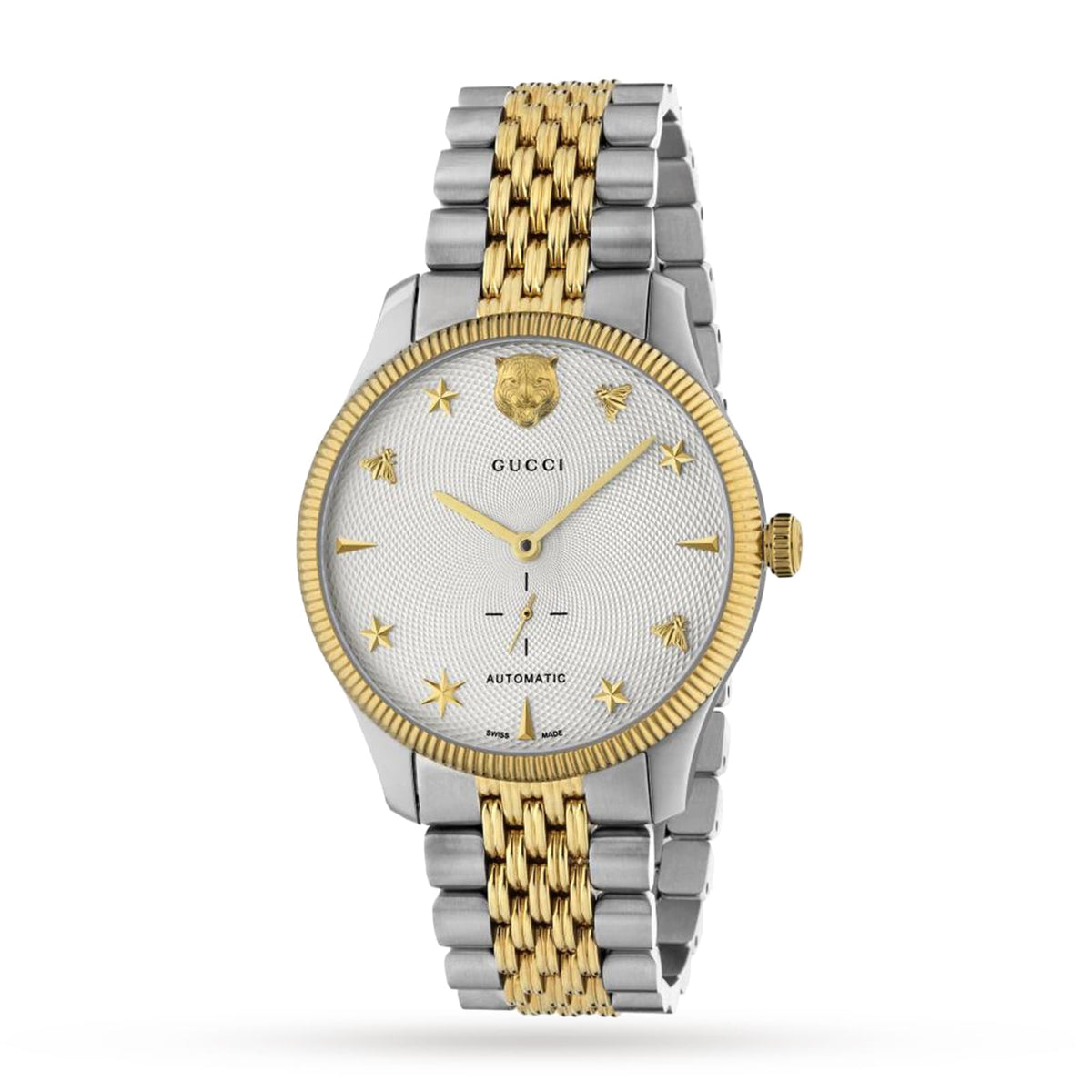 Gucci G-Timeless 40mm Automatic Men's Watch – Two-Tone – YA126356 product view 1